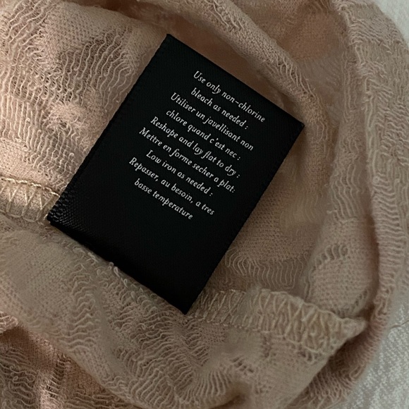 Deletta Amanna Anthro Semi Sheer Lace Spring Top - Picture 8 of 9